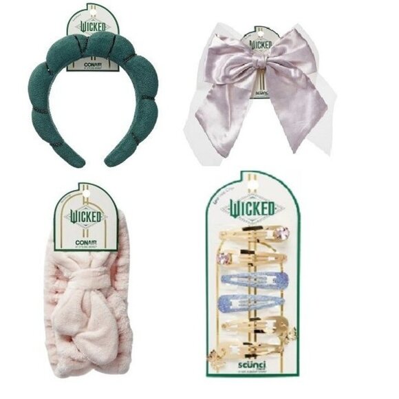 Wicked Scunci Conair Hair Accessories 4 Pack  (10-AL) - Picture 1 of 9